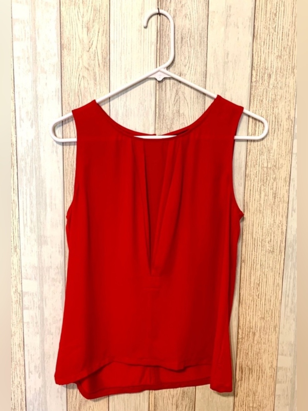RW&Co Pleated Shell Top